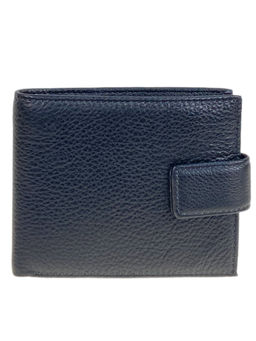 Портмоне мужское из натуральной кожи , цвет черный