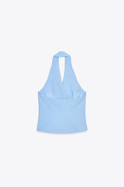 HALTER DOUBLE-BREASTED WAISTCOAT - Zara фото 5