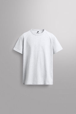 CAMISETA RELAXED FIT HEAVYWEIGHT / Gris vigor? - Zara фото 9