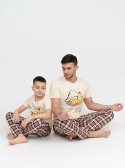 М28/3Д Пижама детская "Бежевый"