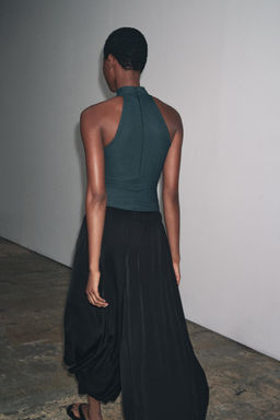 HALTER CREPE TOP - Zara фото 3