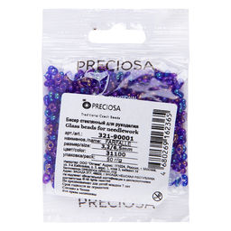 Бисер Чехия FARFALLE 321-90001 3.2 x 6.5 мм 50 г