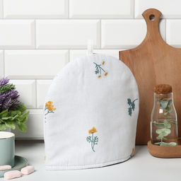 Грелка на чайник Этель Полевые цветочки 28?28 см, рогожка 176 г/м?, 100% хлопок