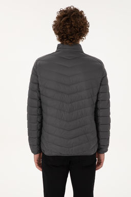 Erkek Gri Mont Sepette S_rpriz _ndirim