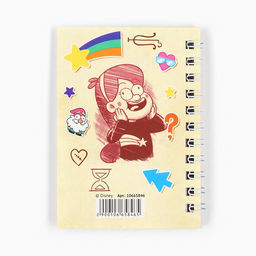 Блокнот А7, 28 листов, набор 4 шт., «Гравити Фолз»