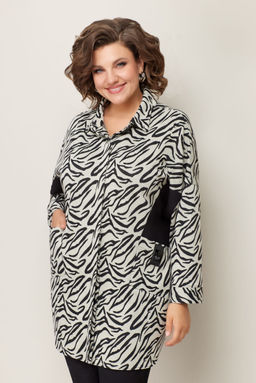 Костюм VOLNA 1314 черный/бежевый  фото 2