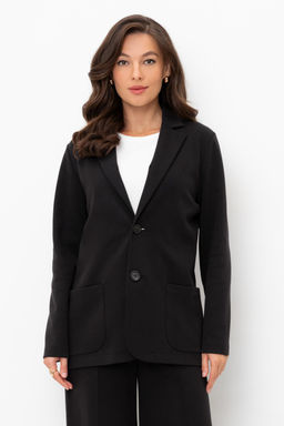 ЕВТ 3241/черный жакет жен - Very neat фото 4