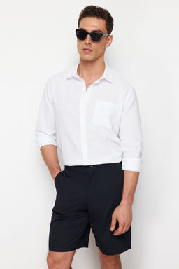 TRENDYOL MAN Lacivert Regular Fit %100 Pamuklu Gomlek TMNSS24GO00063 - Trendyolmilla фото 3