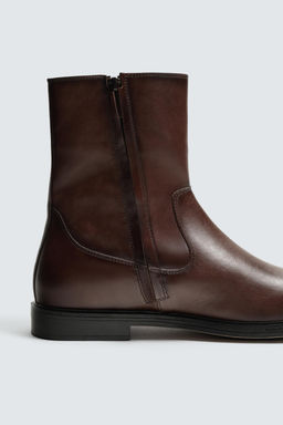 LIMITED EDITION LEATHER BOOTS - Zara фото 6