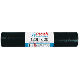 Мешки для мусора 120 л 20 шт. в рул. "Professional" особо прочные арт. 402002, 402058 Paclan