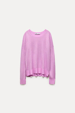 FINE KNIT TOP WITH RHINESTONE DETAIL - Zara фото 20