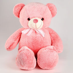 Мягкая игрушка «Медведь», с сердечком, 85 см, розовый МИКС