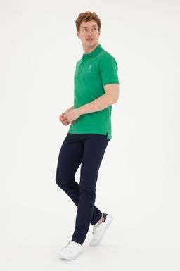 Мужская зеленая базовая футболка Неожиданная скидка в корзине - U.s. polo assn фото 4