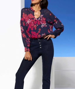 Блузка и топ, розово-синие