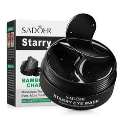 Антистрессовые детокс-патчи против отёчности с бамбуковым углём Sadoer, 60 шт./ 80г. SD93981