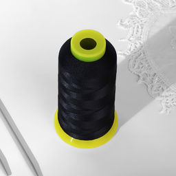 Нитки обувные, 300D/3, 800 м, чёрные