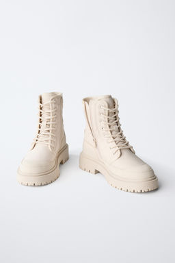 QUILTED ANKLE BOOTS - Zara фото 3