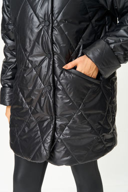 Пальто Anastasia Mak 1055-1 черный фото 4