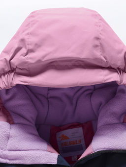 Горнолыжный костюм зимний для девочки розового цвета 9518R