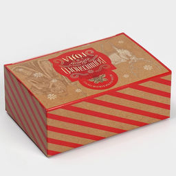 Подарочная коробка складная «Новогодняя почта», 18×12×7 см, Новый год
