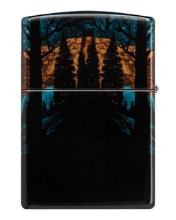 Зажигалка ZIPPO Волк в лунном свете | Moonlight Wolf 46252  фото 9