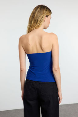 Saks Straplez Tas Bask?l? Orme Bluz TPRAW25BZ00034 - Trendyolmilla фото 5