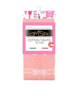 OMSA kids Collant 12Р32-2 с рисунком (бантики) - rosa chiaro