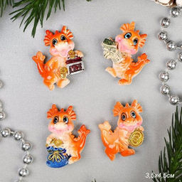 Магнит Дракон / 22558-1 /уп 48/1152/ Символ года 2024