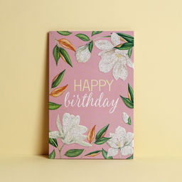 Цена за 10 шт. Открытка Нежность глиттер, 12 х 18 см