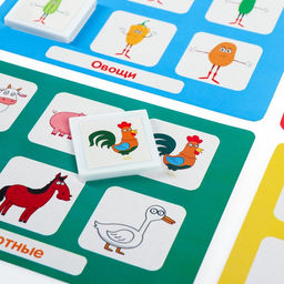 Лото для малышей Синий трактор, по методике Г. Домана  фото 4