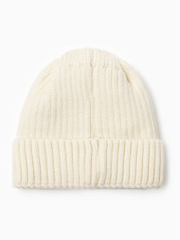 Шапка детская «Крошка Я», размер 44-46 см, молочная