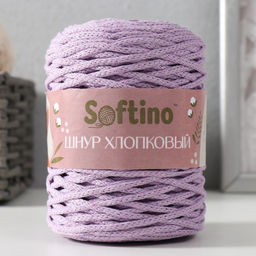 Шнур для вязания без сердечника 70% хлопок, 30% полиэстер ширина 3 мм 100 м/160±10 г (135)