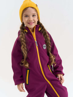 Комбинезон Softshell демисезонный Слива - Bungly фото 12