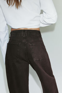 TRF BARREL HIGH-WAIST JEANS - Zara фото 15