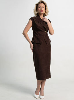 Юбка Ялта (шоколадная) Ю15361-10М - Lt collection фото 6