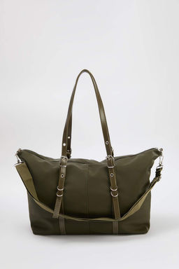 Kahverengi Cift Ask?l? Buyuk Maxi Tote Kad?n Maksi Boy Omuz Cantas? TAKAW26OC00073 - Trendyolmilla фото 11