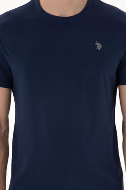 Erkek Regular Fit Bisiklet Yaka Lacivert Basic Ti__rt Sepette S_rpriz _ndirim - U.s. polo assn фото 6