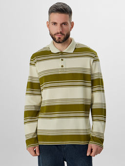 Поло мужское в полоску