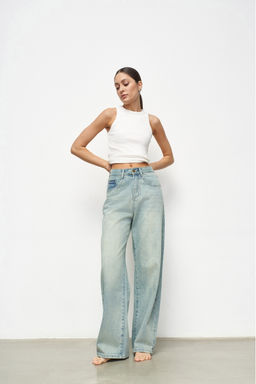 Джинсы-трубы Irish Mint Accent Pocket - Erist store фото 2