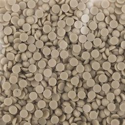 Страз неклеевой Zlatka OZM SS08 цветные 2.5 мм акрил 10 х 10 г в пакете с картонным еврослотом СК/Распродажа № 3247 серо-бежевый