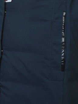 FT-17 DK. BLUE Пальто женское зимнее (синтепон) - Фабричный китай фото 4