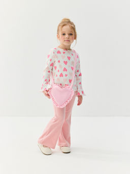 Лонгслив Розовые сердечки - Bungly фото 5