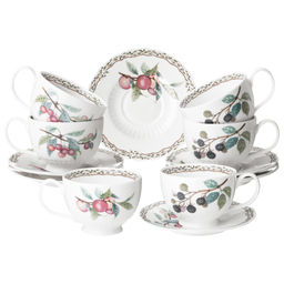 ЧАЙНЫЙ НАБОР LEFARD FRUIT GARDEN НА 6 ПЕР. 12 ПР. 260 МЛ