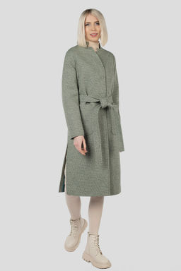 Пальто женское демисезонное (пояс) - El podio фото 3