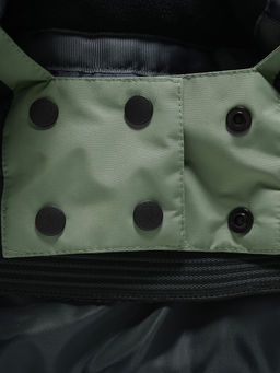 Горнолыжный костюм зимний для мальчика цвета хаки 9517Kh