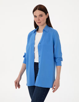 Mavi Comfort Fit Uzun Kollu G_mlek
