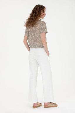 Женские спортивные штаны цвета экрю - U.s. polo assn фото 10