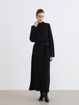 Yar?m Bal?k?? Yaka Kad?n Triko Kazak