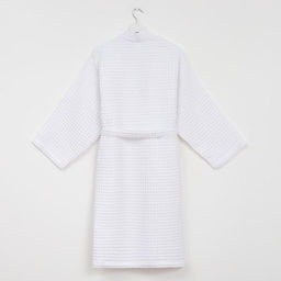 Халат вафельный мужской удлиненный Этель «Boho» размер 58-60, цвет белый, 100% хлопок, 290 г/м²