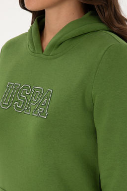 Kad_n Ye_il Basic Sweatshirt Sepette S_rpriz _ndirim - U.s. polo assn фото 7